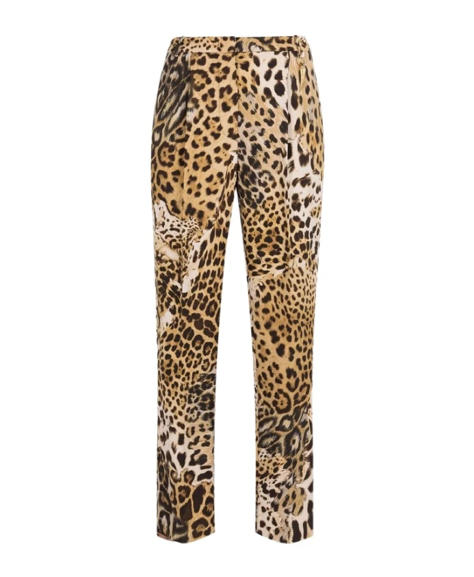 Укороченные брюки с леопардовым принтом Roberto Cavalli, коричневый
Укороченные брюки с леопардовым принтом Roberto Cavalli, коричневый