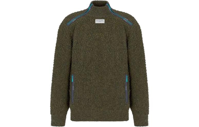 Свитер мужской армейский зеленый Dior, зеленый
Свитер мужской армейский зеленый Dior, зеленый