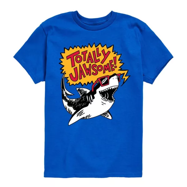 Футболка с крутым принтом для мальчиков 8-20 лет Totally Jawsome Licensed Character, синий
Футболка с крутым принтом для мальчиков 8-20 лет Totally Jawsome Licensed Character, синий
