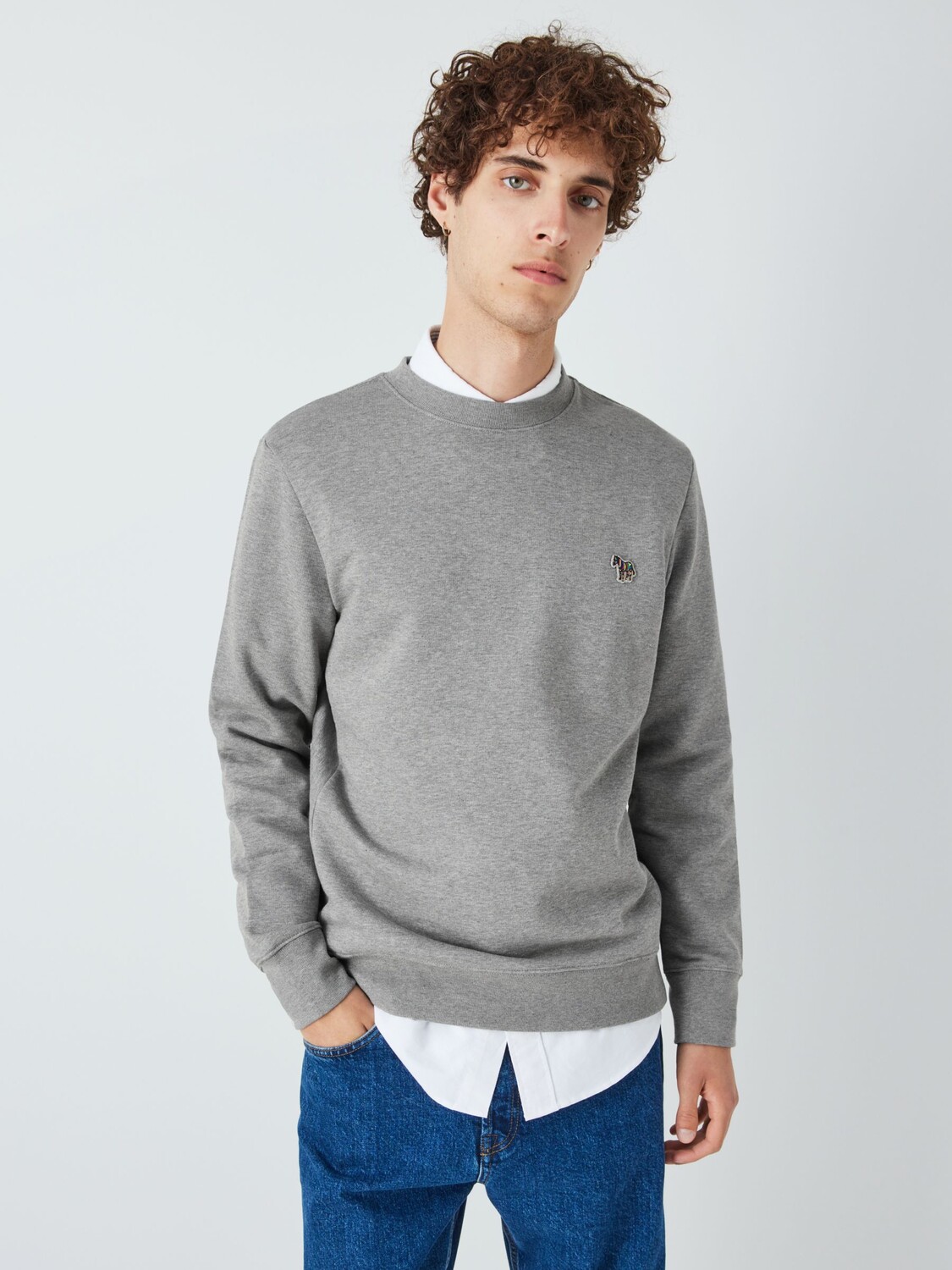 Хлопковый джемпер Paul Smith с круглым вырезом, серый
Хлопковый джемпер Paul Smith с круглым вырезом, серый