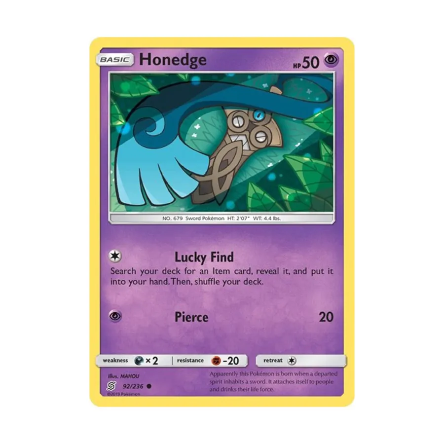 CCG Хонедж (92) (C) # 92/236, Pokemon - SM - Unified Minds - Singles
CCG Хонедж (92) (C) # 92/236, Pokemon - SM - Unified Minds - Singles