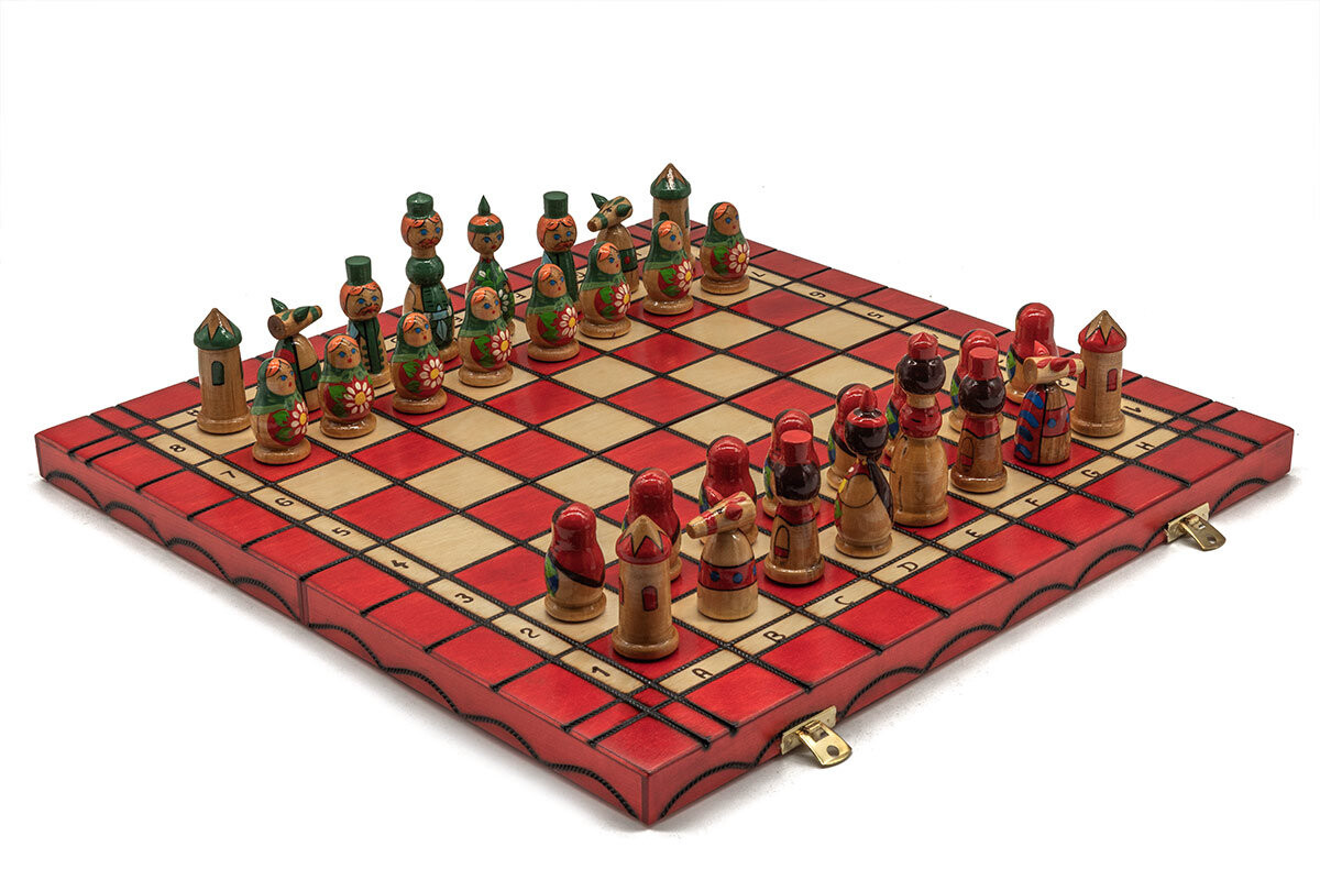 Шахматная Бабушка (матрешка), игра-головоломка, Шахматный Журек Szachy Żurek
Шахматная Бабушка (матрешка), игра-головоломка, Шахматный Журек Szachy Żurek