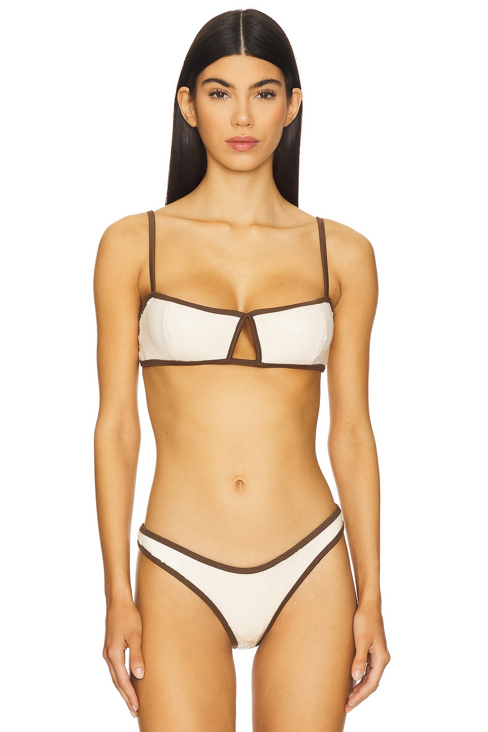 Топ бикини Anya Devon Windsor, cream sequin
Топ бикини Anya Devon Windsor, cream sequin