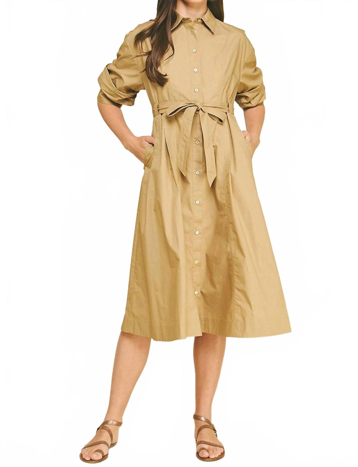 PINCH Платье-миди Jennifer с заправленными штанинами, бежевого цвета
PINCH Платье-миди Jennifer с заправленными штанинами, бежевого цвета