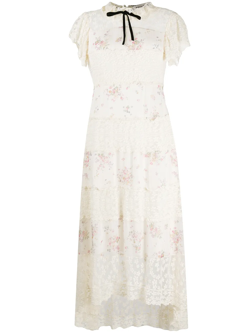 Платье миди с кружевными вставками и цветочным принтом Philosophy Di Lorenzo Serafini, нейтральный
Платье миди с кружевными вставками и цветочным принтом Philosophy Di Lorenzo Serafini, нейтральный