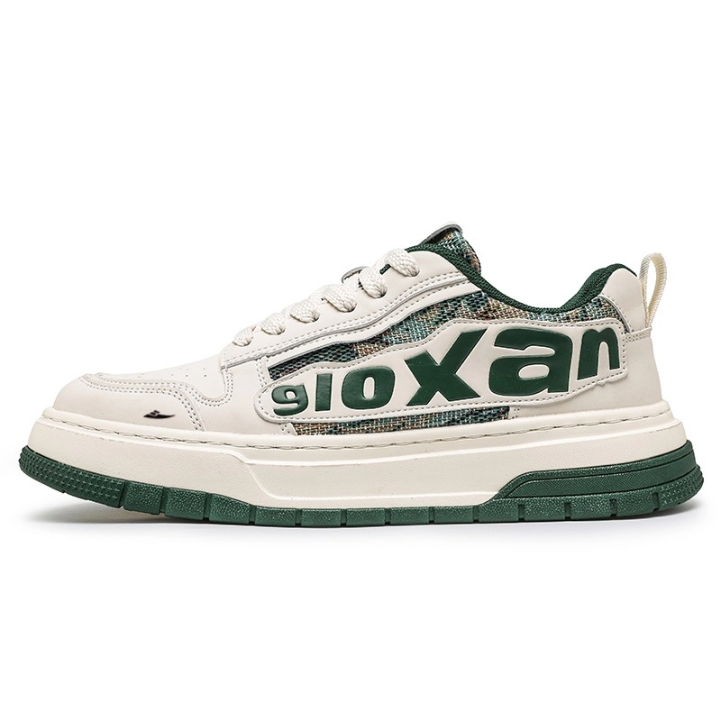 Kuding Скользоустойчивые дышащие мужские низкие скейтерские кроссовки бежево-зеленые, цвет Beige Green
Kuding Скользоустойчивые дышащие мужские низкие скейтерские кроссовки бежево-зеленые, цвет Beige Green