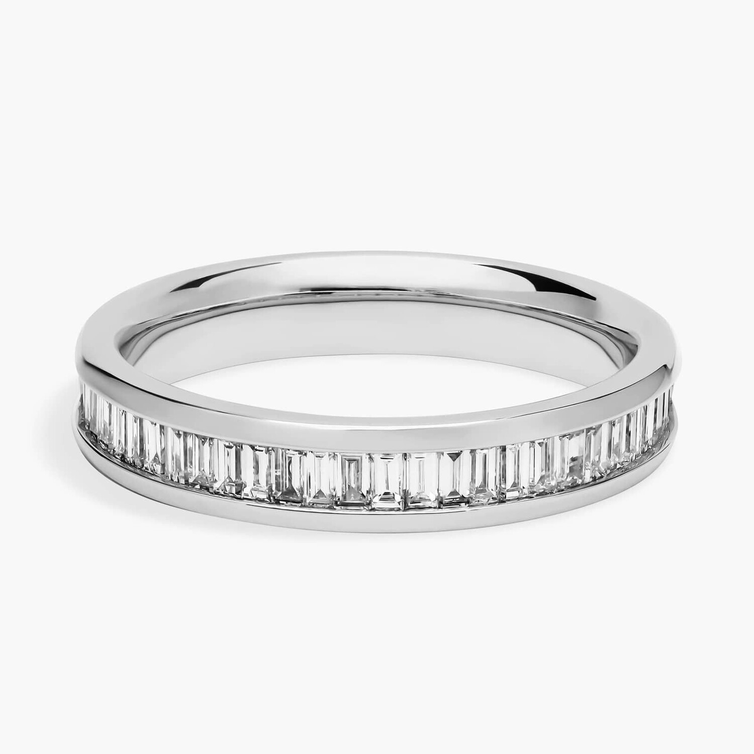 Кольцо с бриллиантами багетной огранки Channel Set из 18-каратного белого золота (1/2 карата) Blue Nile
Кольцо с бриллиантами багетной огранки Channel Set из 18-каратного белого золота (1/2 карата) Blue Nile