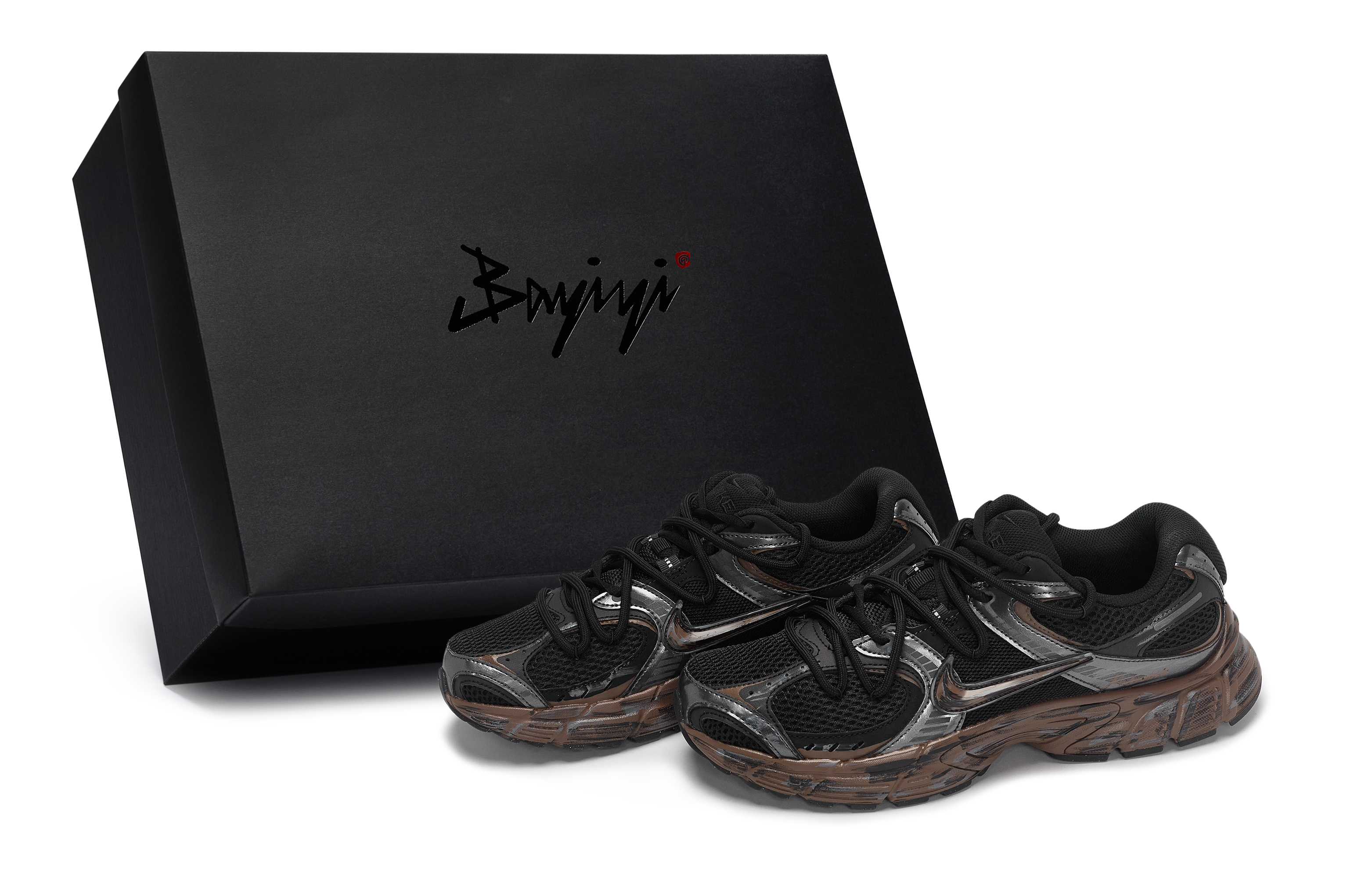 Nike Кроссовки для бега V5 RNR с низким верхом, устойчивые к истиранию, мужские, черно-коричневые
Nike Кроссовки для бега V5 RNR с низким верхом, устойчивые к истиранию, мужские, черно-коричневые