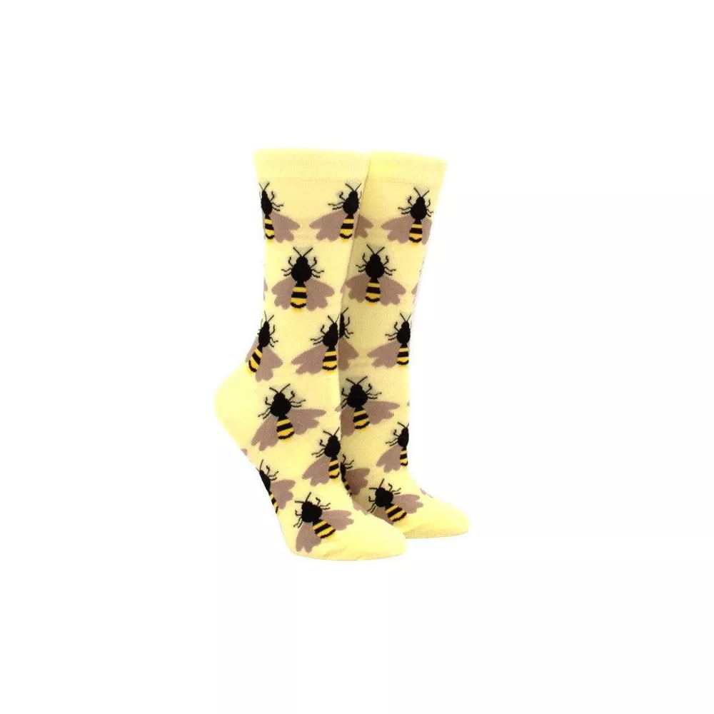 Носки с узором «Пчела» (женские размеры, взрослые, средние) от Sock Panda
Носки с узором «Пчела» (женские размеры, взрослые, средние) от Sock Panda