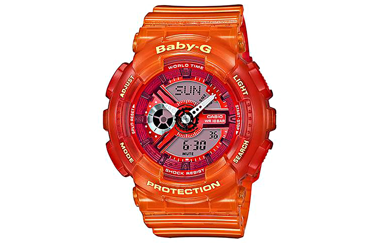 Женские часы BABY-G оранжевые BA-110JM-4A CASIO 
Женские часы BABY-G оранжевые BA-110JM-4A CASIO
