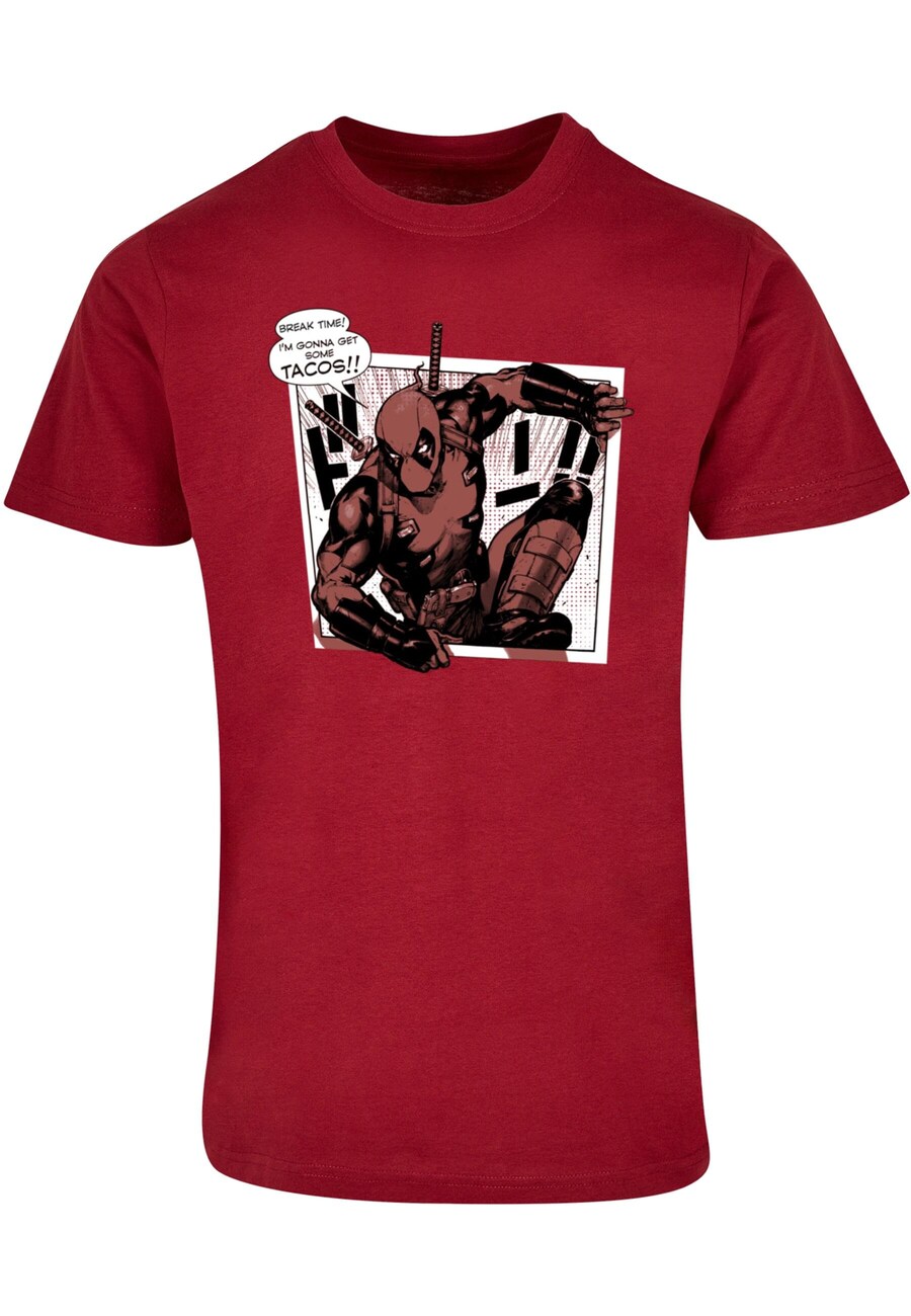 Классическая футболка ABSOLUTE CULT Shirt Deadpool - Tacos Breaktime, цвет burgundy/fire red
Классическая футболка ABSOLUTE CULT Shirt Deadpool - Tacos Breaktime, цвет burgundy/fire red