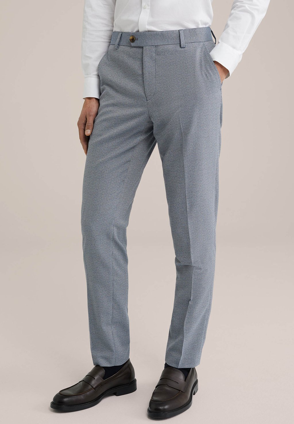 Костюмные брюки WE Fashion, сине-серый 
Костюмные брюки WE Fashion, сине-серый