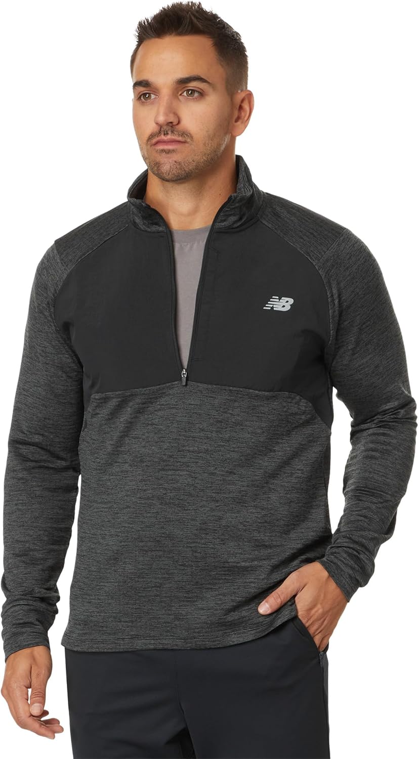 New Balance Мужская спортивная куртка Heat Grid 1/2 Zip, Black
New Balance Мужская спортивная куртка Heat Grid 1/2 Zip, Black