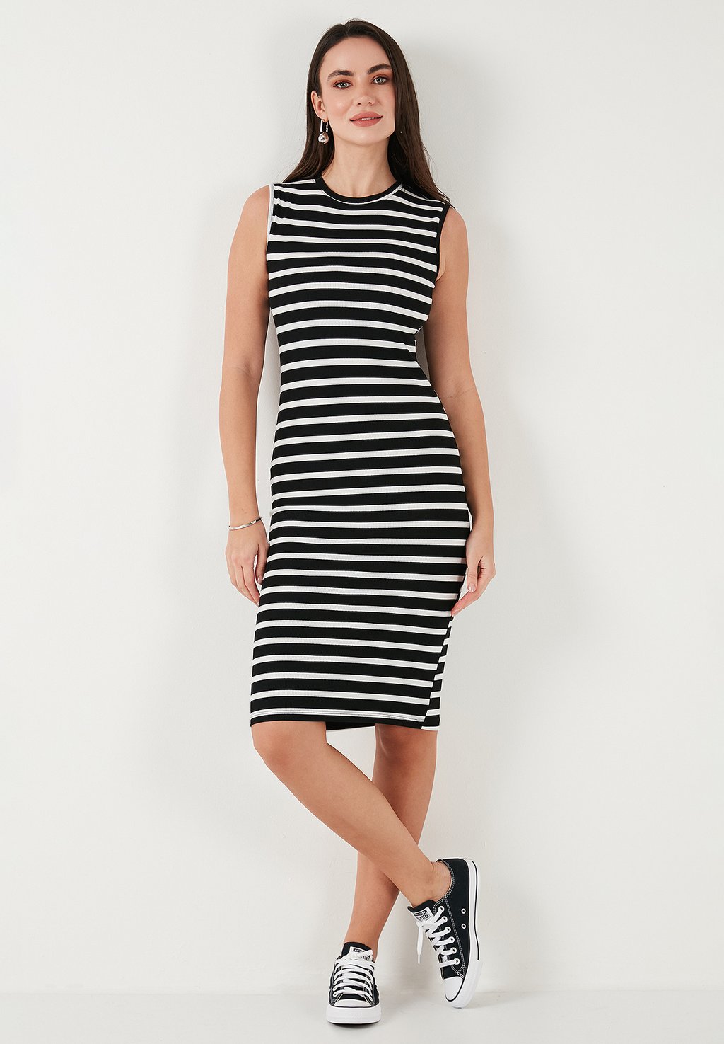 Платье из джерси SLIM FIT LELA, черный 
Платье из джерси SLIM FIT LELA, черный