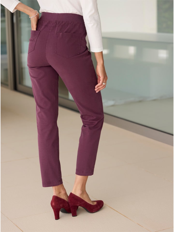 Джинсы пуш-ап бордового цвета WITT WEIDEN
Джинсы пуш-ап бордового цвета WITT WEIDEN