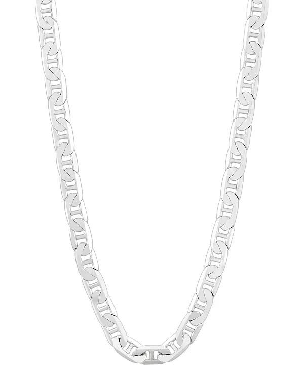 Полированное ожерелье Mariner Link длиной 22 дюйма из стерлингового серебра с 18-каратным золотом и стерлингового серебра Italian Silver, silver
Полированное ожерелье Mariner Link длиной 22 дюйма из стерлингового серебра с 18-каратным золотом и стерлингового серебра Italian Silver, silver