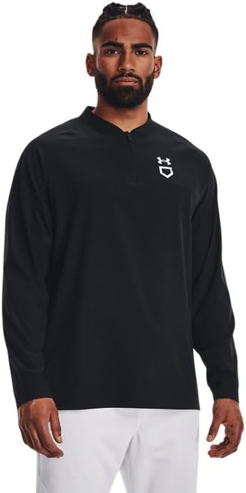 Under Armour мужская утилитарная куртка с длинным рукавом Cage - водонепроницаемая, Black-Mlb_Tex_Athletic Gray
Under Armour мужская утилитарная куртка с длинным рукавом Cage - водонепроницаемая, Black-Mlb_Tex_Athletic Gray