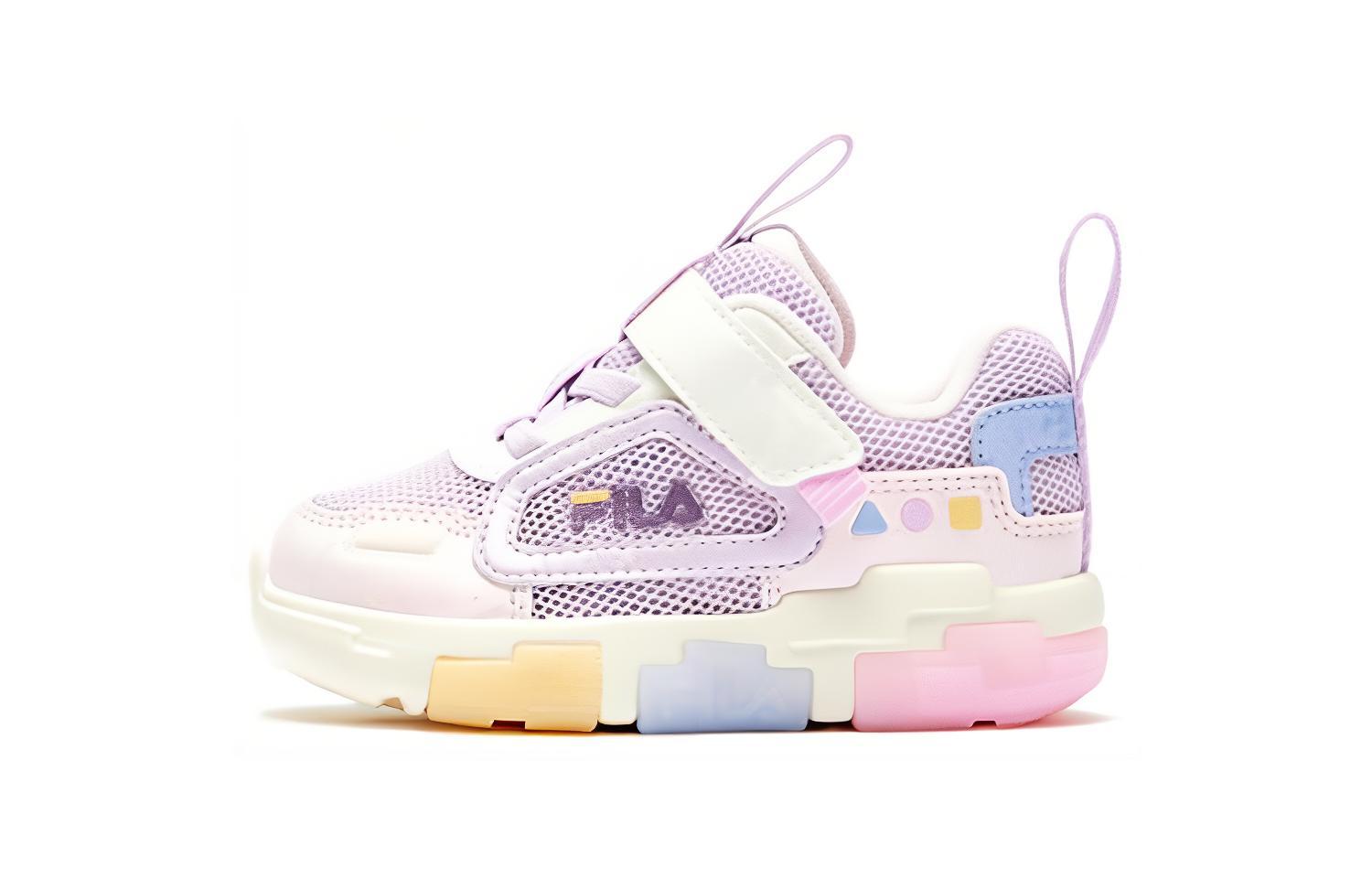 FILA KIDS Нескользящие, дышащие и сбалансированные низкие детские туфли белого и фиолетового цвета для младенцев и малышей
FILA KIDS Нескользящие, дышащие и сбалансированные низкие детские туфли белого и фиолетового цвета для младенцев и малышей