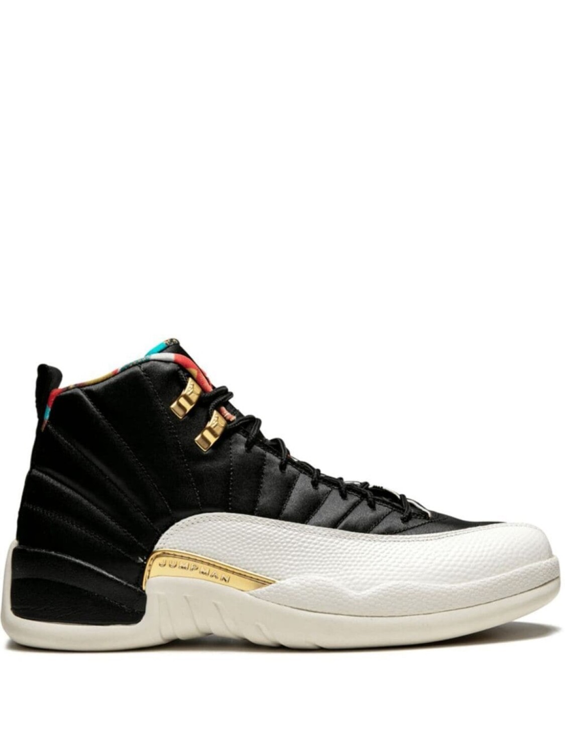 Кроссовки Jordan Air Jordan 12 Retro Chinese New Year 2019, черный/белый/бежевый 
Кроссовки Jordan Air Jordan 12 Retro Chinese New Year 2019, черный/белый/бежевый
