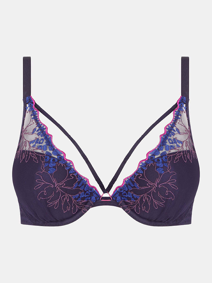 Chantelle Бюстгальтер пуш-ап сливово-голубого цвета
Chantelle Бюстгальтер пуш-ап сливово-голубого цвета