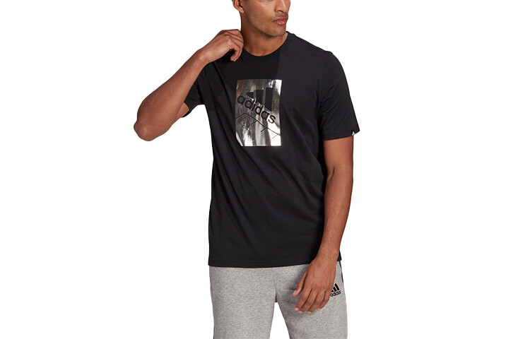 Футболка мужская черная Adidas, черный
Футболка мужская черная Adidas, черный