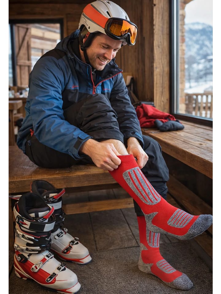 Yuhu Лыжные носки унисекс, комплект из 2 штук, шерстяная смесь, с подкладкой, синие
Yuhu Лыжные носки унисекс, комплект из 2 штук, шерстяная смесь, с подкладкой, синие