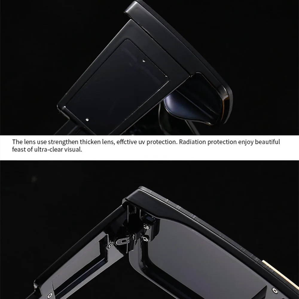 Модные солнцезащитные очки большого размера для женщин и мужчин, ретро-очки в сиамской оправе, трендовые модели с защитой от УФ-излучения UV400 TKKTLLT, Black
Модные солнцезащитные очки большого размера для женщин и мужчин, ретро-очки в сиамской оправе, трендовые модели с защитой от УФ-излучения UV400 TKKTLLT, Black