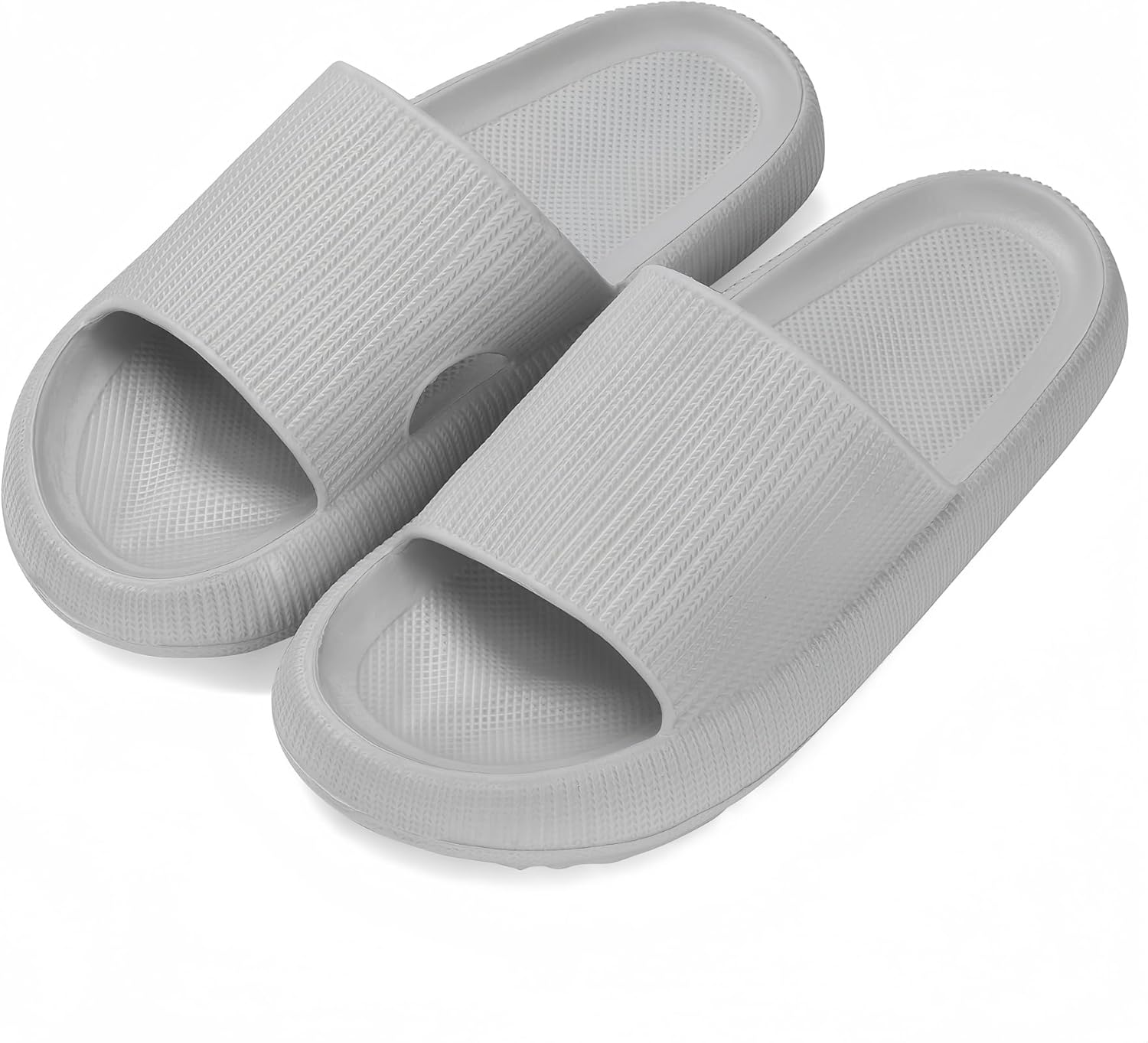 Шлепацы для женщин и мужчин, подушка, тапочки, шлепанцы для душа, домашние шлепанцы, быстросохнущие, с нескользящей толстой пеной Vonmay, серый
Шлепацы для женщин и мужчин, подушка, тапочки, шлепанцы для душа, домашние шлепанцы, быстросохнущие, с нескользящей толстой пеной Vonmay, серый