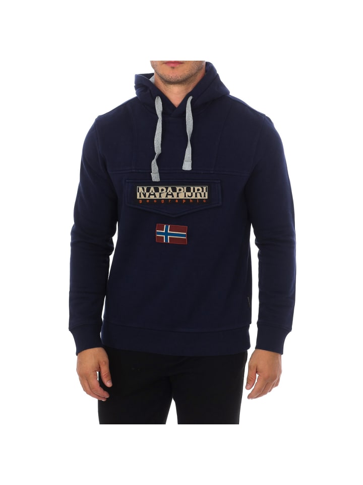 Худи синего цвета Napapijri
Худи синего цвета Napapijri