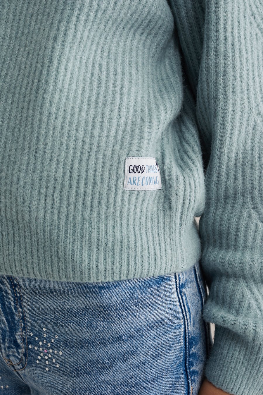 Джемпер WE Fashion Jumper, Ice Blue/Mottled Blue
Джемпер WE Fashion Jumper, Ice Blue/Mottled Blue