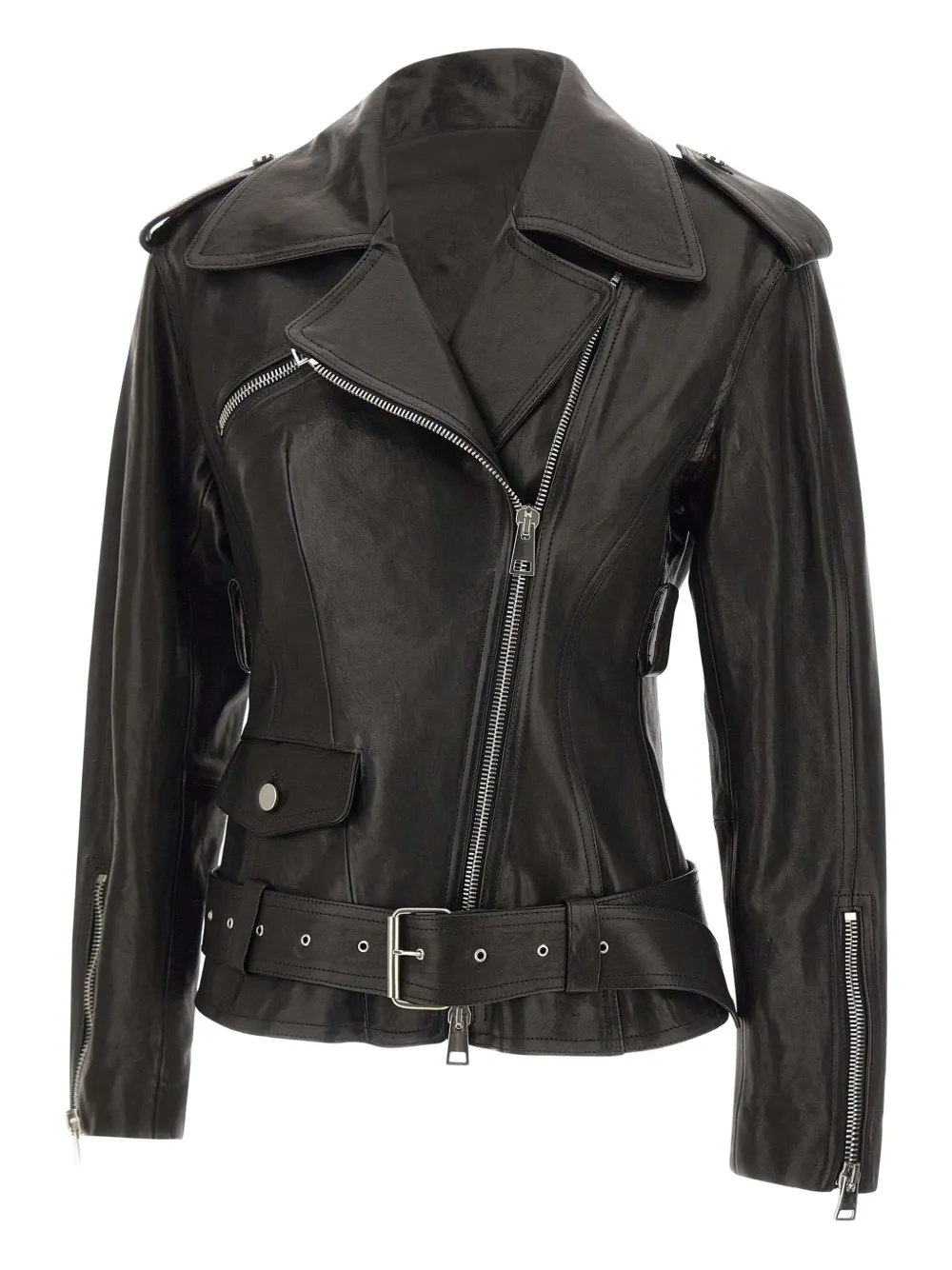 Кожаная байкерская куртка с поясом Seafarer, черный
Кожаная байкерская куртка с поясом Seafarer, черный