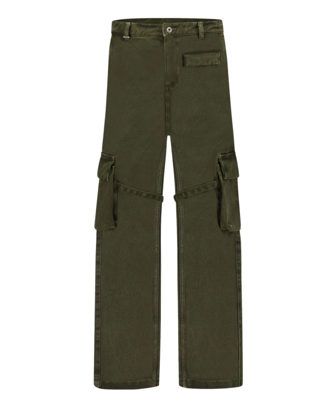 Брюки-Карго с карманом для мобильного телефона FlãNeur, зеленый
Брюки-Карго с карманом для мобильного телефона FlãNeur, зеленый
