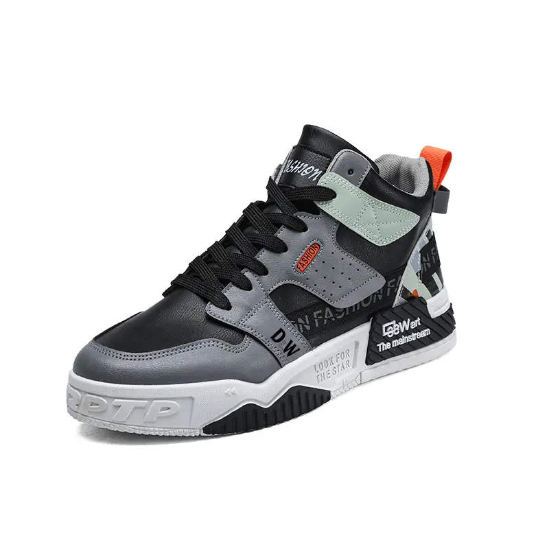 Кроссовки для скейтбординга для детей и подростков, с амортизацией ударов и износостойкостью, среднего размера D&W, черный/серый
Кроссовки для скейтбординга для детей и подростков, с амортизацией ударов и износостойкостью, среднего размера D&W, черный/серый