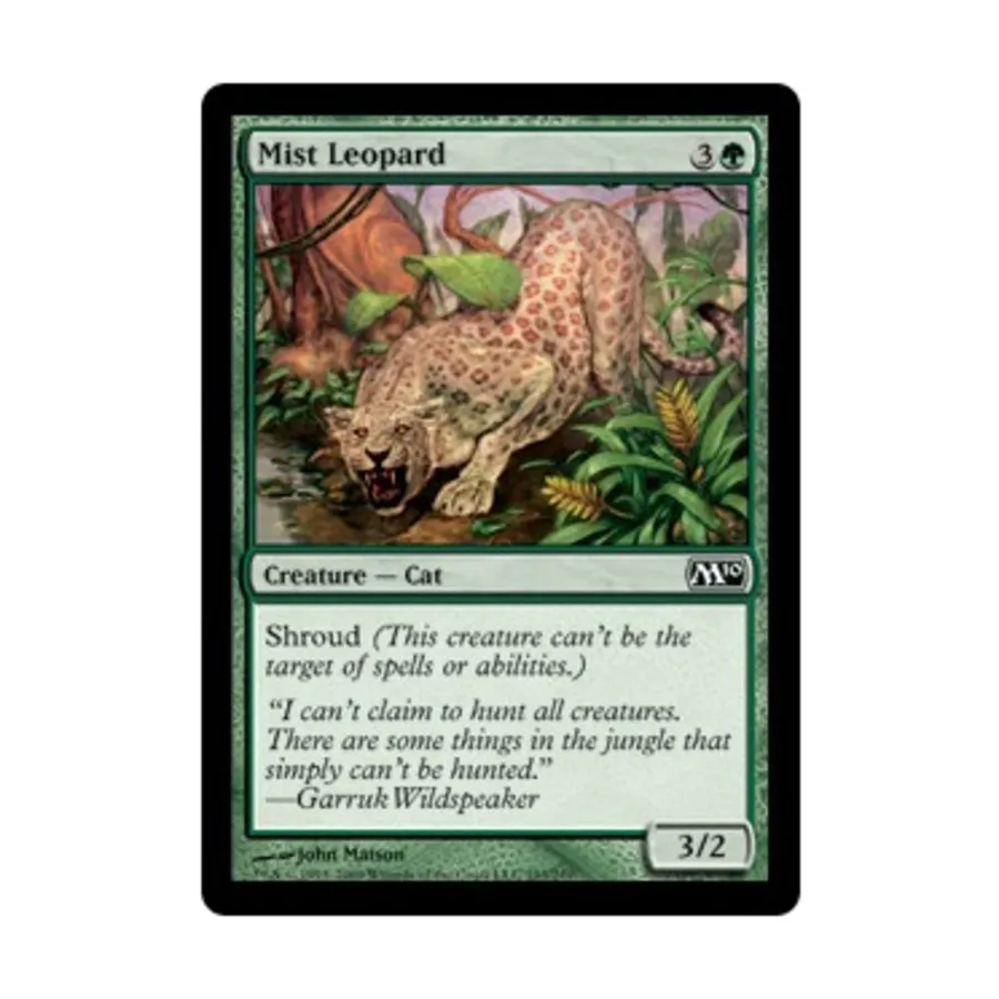 CCG Туманный Леопард (C) (Фольга), MTG - Magic 2010
CCG Туманный Леопард (C) (Фольга), MTG - Magic 2010