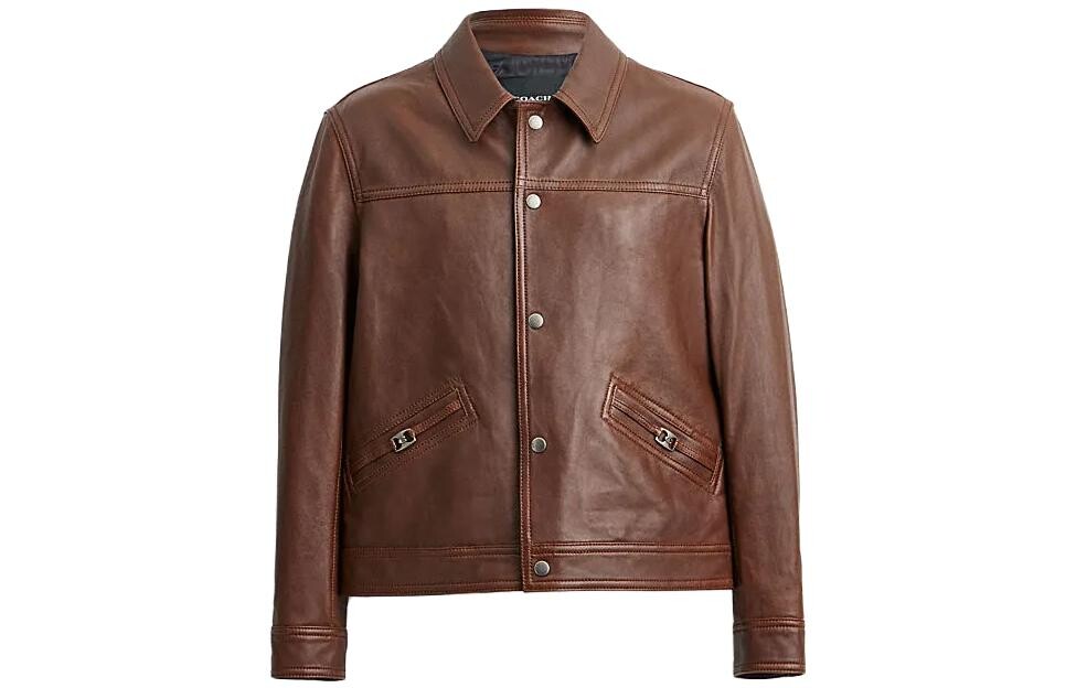 Кожаная куртка мужская коричневая Coach, коричневый
Кожаная куртка мужская коричневая Coach, коричневый