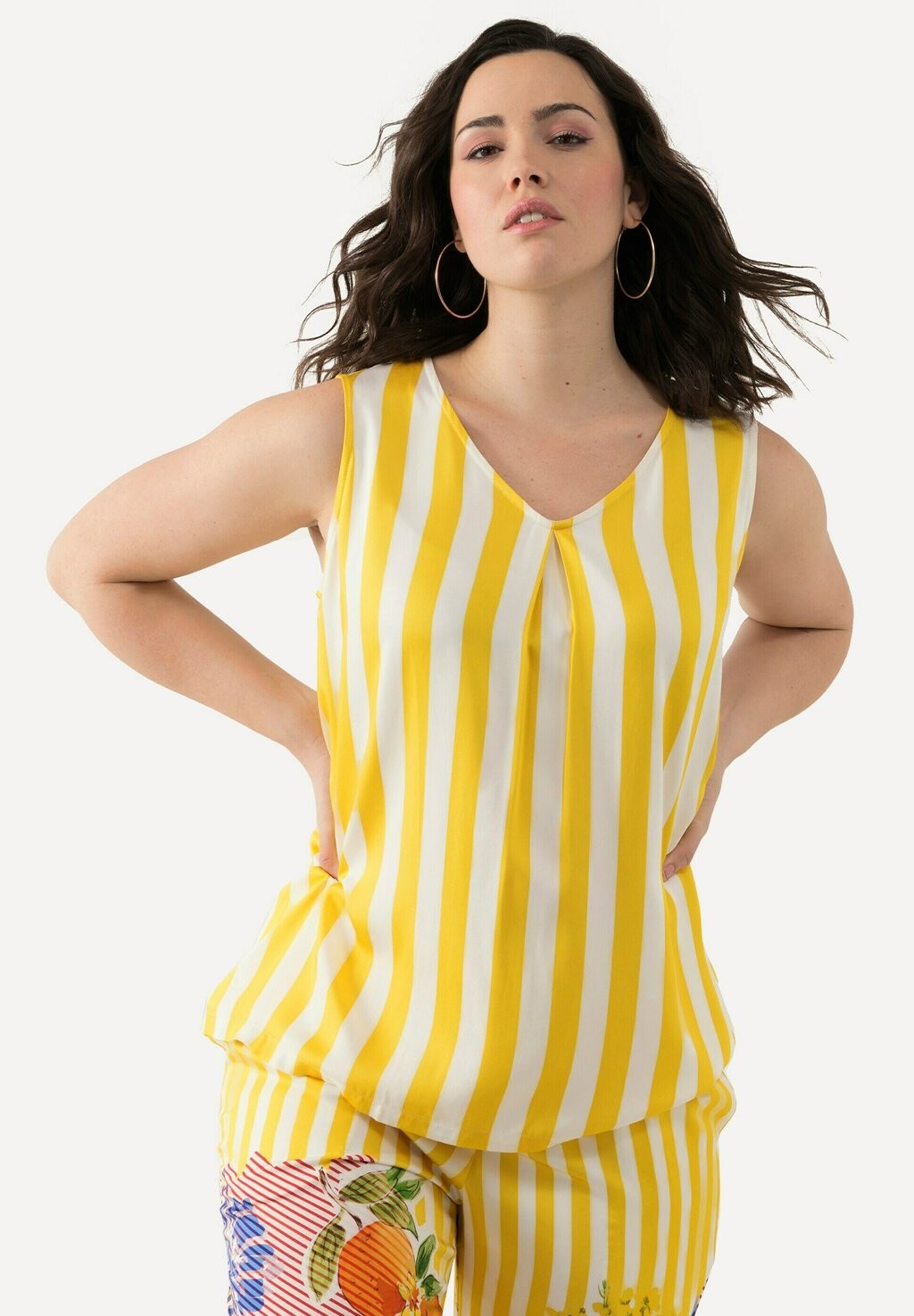Блуза SLEEVELESS STRIPED Ulla Popken, светло-желтый
Блуза SLEEVELESS STRIPED Ulla Popken, светло-желтый
