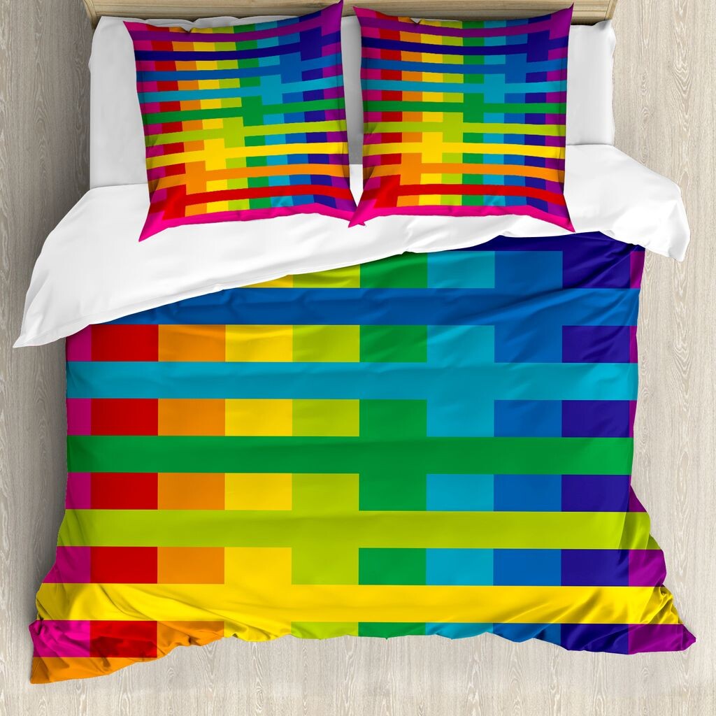 ABAKUHAUS Комплект пододеяльников Rainbow для односпальных кроватей, яркие тона: разноцветный, защищен от клещей, подходит для аллергиков, с наволочкой, 155 см x 220 см - 80 x 80 см, разноцветный
ABAKUHAUS Комплект пододеяльников Rainbow для односпальных кроватей, яркие тона: разноцветный, защищен от клещей, подходит для аллергиков, с наволочкой, 155 см x 220 см - 80 x 80 см, разноцветный