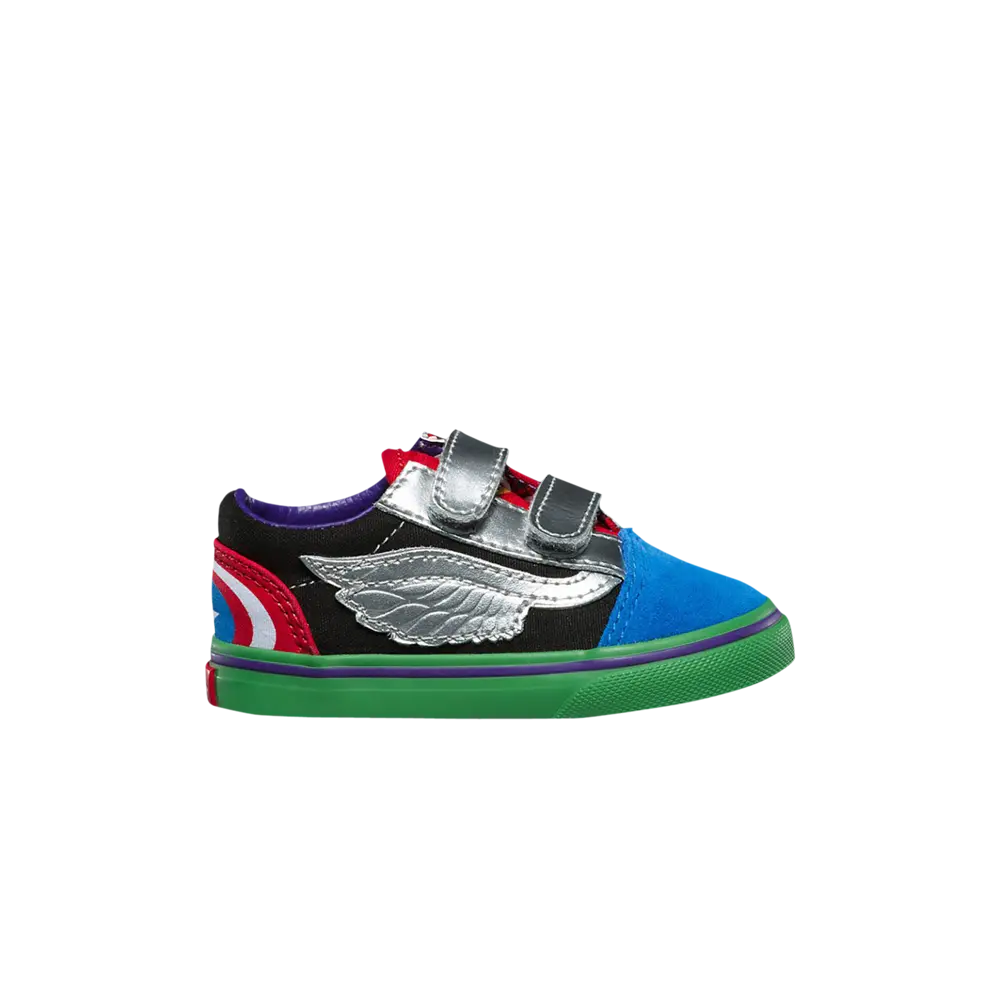 Кроссовки Marvel x Old Skool V Toddler Vans, мультиколор
Кроссовки Marvel x Old Skool V Toddler Vans, мультиколор