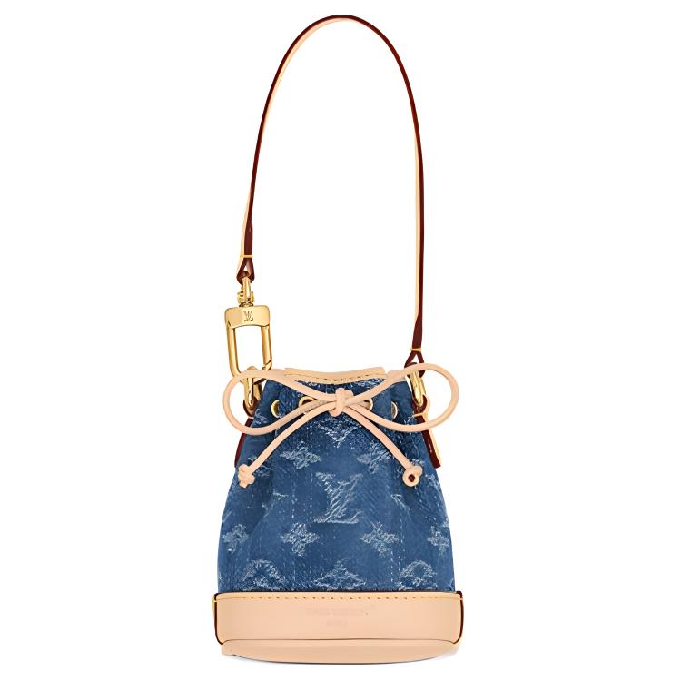 Сумка-ведро NOE Denim с кожаными деталями экстра мини женская бежево-голубая LOUIS VUITTON
Сумка-ведро NOE Denim с кожаными деталями экстра мини женская бежево-голубая LOUIS VUITTON