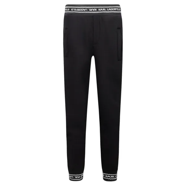 Спортивные брюки стандартного кроя Karl Lagerfeld, черный 
Спортивные брюки стандартного кроя Karl Lagerfeld, черный