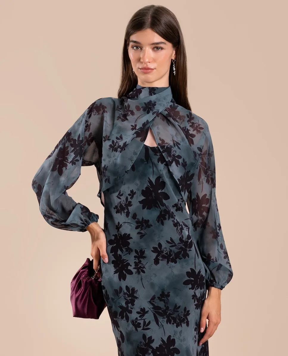 Женский многопозиционный шифоновый жакет The-Are, черный
Женский многопозиционный шифоновый жакет The-Are, черный