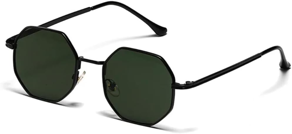 Ретро-солнцезащитные очки в шестиугольной металлической оправе, модные, с зеркальными линзами цвета розового золота, защита от УФ-излучения UV400 UUPTTPL, Black Dark Green
Ретро-солнцезащитные очки в шестиугольной металлической оправе, модные, с зеркальными линзами цвета розового золота, защита от УФ-излучения UV400 UUPTTPL, Black Dark Green