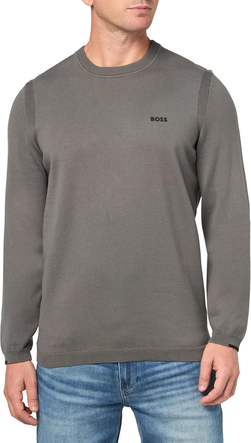 BOSS мужской свитер Tech Flex Cotton Stretch Knit, Fossil Grey
BOSS мужской свитер Tech Flex Cotton Stretch Knit, Fossil Grey