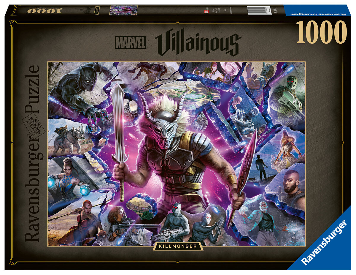 Ravensburger, пазл, Marvel Villainous, Kilmonger, 1000 шт.
Ravensburger, пазл, Marvel Villainous, Kilmonger, 1000 шт.