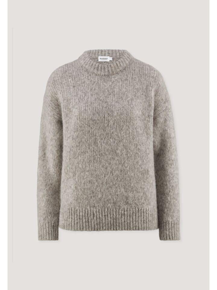 Вязаный свитер натурального серого цвета Hessnatur
Вязаный свитер натурального серого цвета Hessnatur