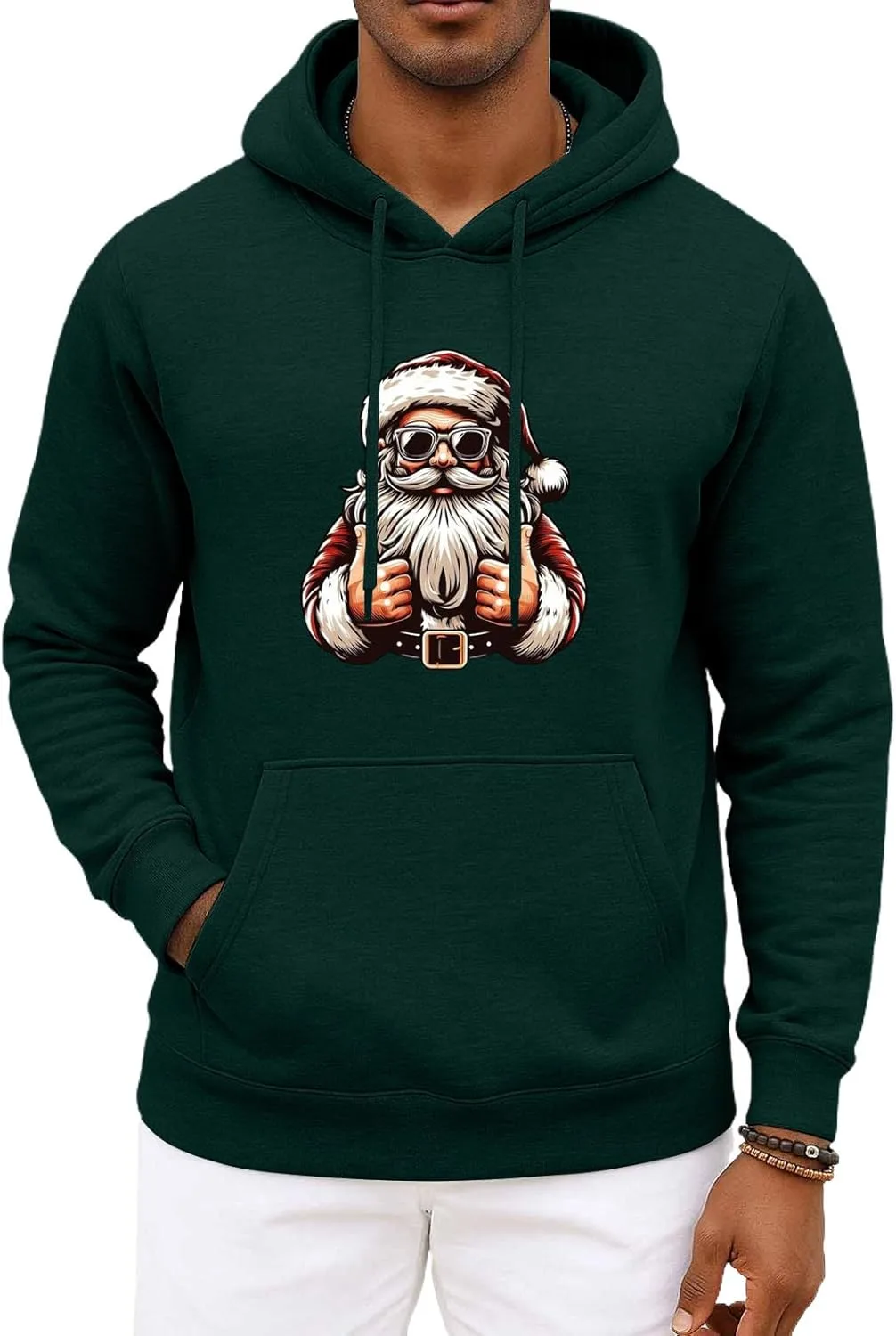 Рождественский худи для мужчин с принтом Санта FQZWONG
Рождественский худи для мужчин с принтом Санта FQZWONG