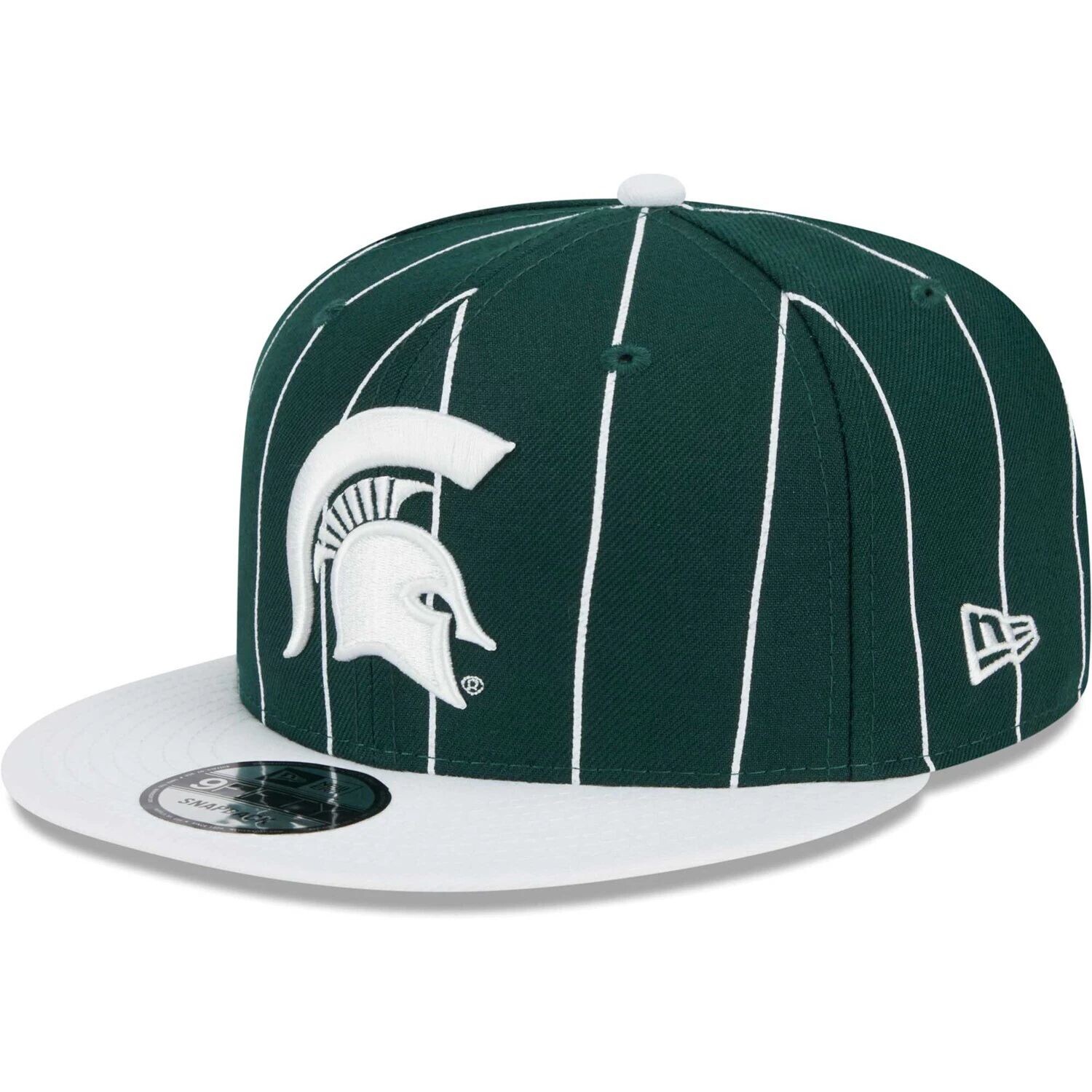 Мужская винтажная кепка New Era зеленого/белого цвета Michigan State Spartans 9FIFTY Snapback
Мужская винтажная кепка New Era зеленого/белого цвета Michigan State Spartans 9FIFTY Snapback