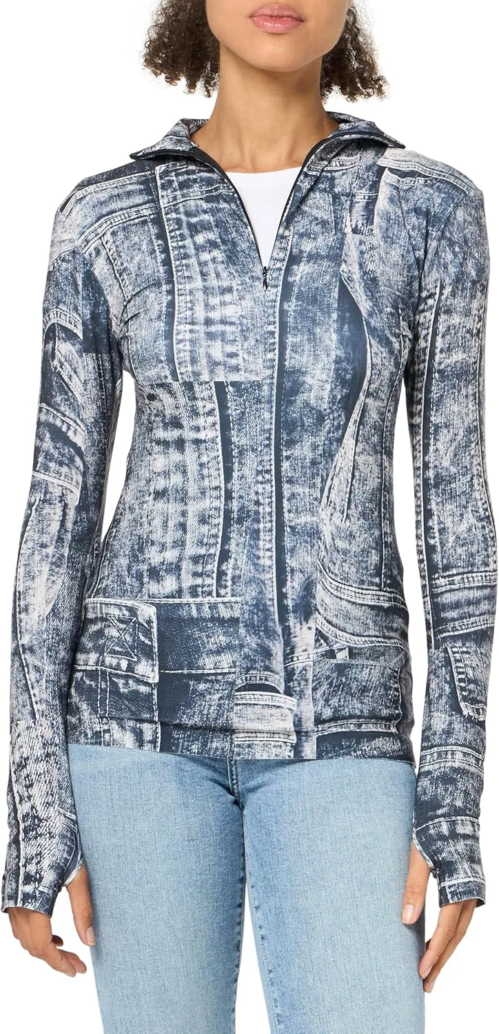 Norma Kamali Женская водолазка с длинным рукавом Slim Fit
Norma Kamali Женская водолазка с длинным рукавом Slim Fit