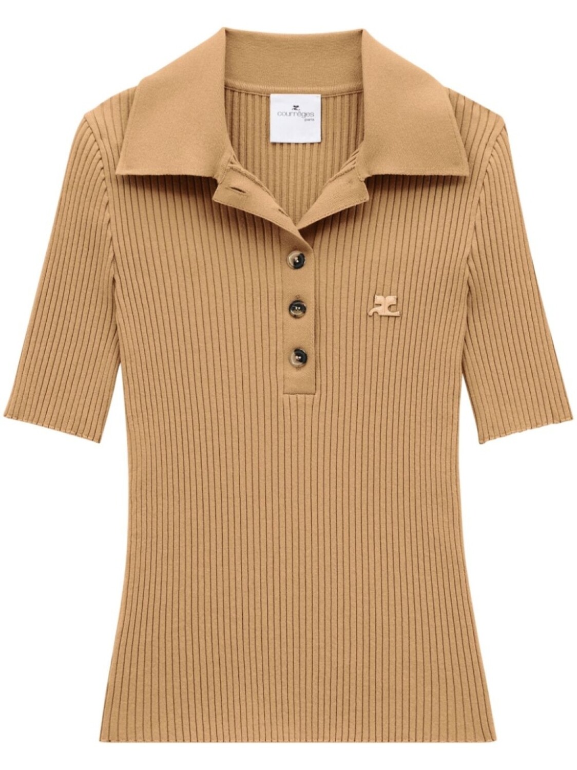 Courrèges джемпер в рубчик с вышитым логотипом, нейтральный цвет
Courrèges джемпер в рубчик с вышитым логотипом, нейтральный цвет