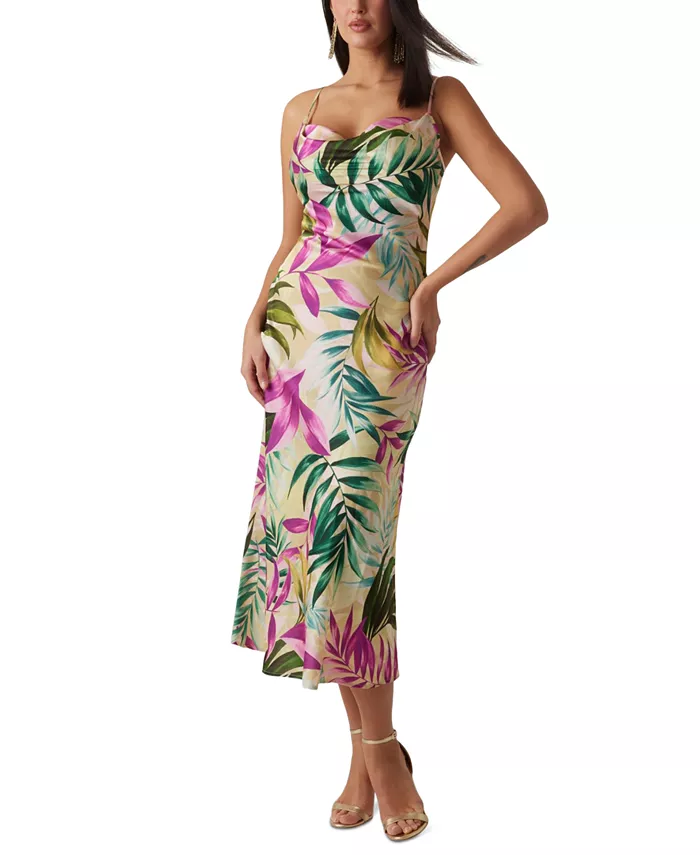 Женское платье миди без рукавов с воротником-хомут Akilina GUESS, мультиколор
Женское платье миди без рукавов с воротником-хомут Akilina GUESS, мультиколор